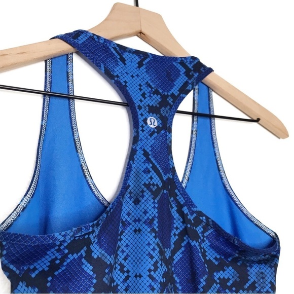 LULULEMON Cool Racerback Mini Ziggy Snake Pipe Dream Tank Top 8 - Picture 7 of 9